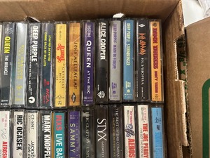 46 Cassette Tapes - Rock &amp Metal