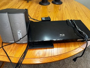 lot 13 image: Samsun DVD Player and Pair of Bose Companion 2 Series Computer Speakers Portable Speakers
