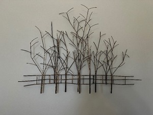 lot 18 image: Large Metal Wall Art Measuring Approx. 54 W