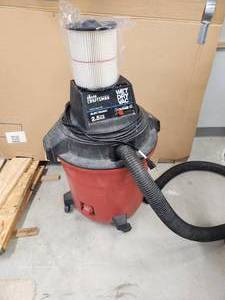 lot 63 image: Craftsman 2.5 HP Wet Dry Vac with Accessories