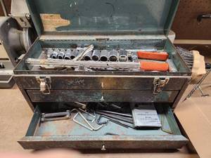 lot 70 image: Tool Box with Assorted Tools