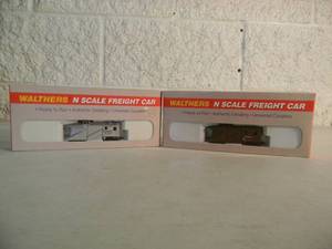 lot 20 image: WALTHERS N Scale RUSSELL SNOW PLOW BURLINGTON NORTHERN #932-8504 & RUSSELL SNOW PLOW DENVER & RIO GRANDE #932-8512 - IN BOX - FANTASTIC PIECES - SEE PICTURES