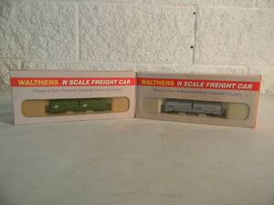 lot 22 image: WALTHERS N Scale CUSHION COIL CAR BURLINGTON NORTHERN #576258 932-8253 & CUSHION COIL CAR NORFOLK SOUTHERN #168389 932-8255 - IN BOX - FANTASTIC PIECES - SEE PICTURES