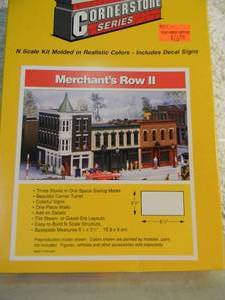 lot 32 image: WALTHERS N Scale CORNERSTONE SERIES MERCHANTS ROW II #933-3224 - IN BOX - FANTASTIC PIECE - SEE PICTURES - IN BOX - FANTASTIC PIECE - SEE PICTURES