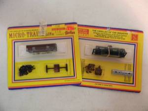 lot 53 image: 2 - MICRO-TRAINS LINE N SCALE KITS - IN PACKAGE - GREAT PIECES - SEE PICTURES