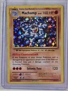lot 9 image: Machamp Pokemon Holo 59108
