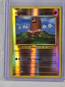 lot 10 image: Diglett Pokemon Holo 55108