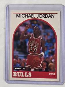 lot 24 image: Michael Jordan 1989 Hoops No. 200