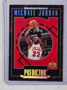 lot 47 image: Michael Jordan Insert 1995 Upper Deck Predictor No. R1