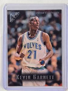 lot 51 image: Kevin Garnett Rookie 1996 Topps Gallery New Edition No. 41