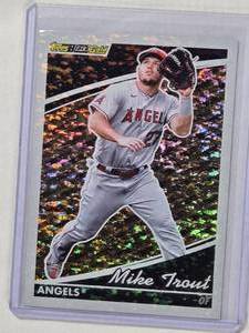lot 55 image: Mike Trout 2022 Topps Black Gold No. BG-3