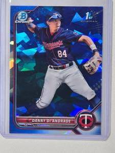 lot 78 image: Danny De Andrade 2022 1st Bowman Sapphire No.BCP-156