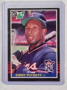 lot 105 image: Kirby Puckett Rookie 1984 Donruss No. 107