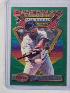 lot 111 image: Kirby Puckett 1993 Topps Finest All Stars No. 112