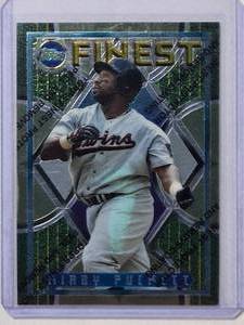 lot 112 image: Kirby Puckett 1995 Topps Finest No. 167