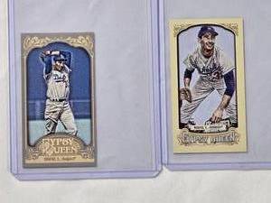 lot 127 image: Lot of 2 Sandy Koufax Allen & Ginter Mini SP 2014 No. 250 & 2012 No. 290