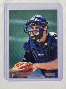lot 136 image: Joe Mauer Silver Rookie 2002 Topps Stadium Club No. 107