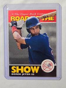 lot 141 image: Derek Jeter Rookie 1994 Upper Deck Road to the Show No. 165