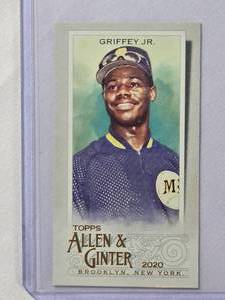 lot 143 image: Ken Griffey Jr. 2020 Allen & Ginter Mini SP No. 17