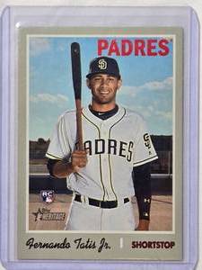 lot 146 image: Fernando Tatis Jr. Rookie 2019 Topps Heritage No. 517