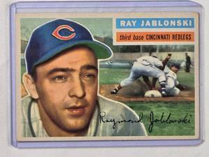 lot 172 image: RRay Jablonski 1956 Topps No. 86 Vintage Baseball Card
