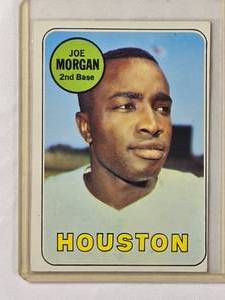 lot 182 image: Joe Morgan 1969 Topps No. 35 Vintage Baseball Card