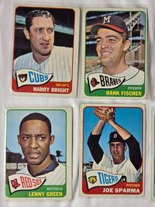 lot 183 image: Lot of 8 1965 Vintage Topps High Number Lot