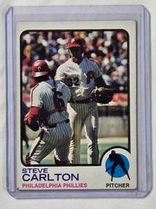lot 195 image: Steve Carlton 1973 Topps No. 300