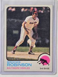 lot 203 image: Brooks Robinson 1973 Topps No. 90