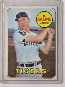 lot 211 image: Al Kaline 1969 Topps No. 410