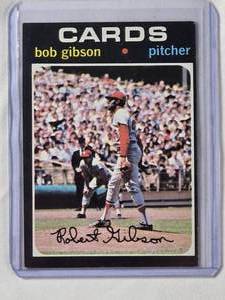 lot 212 image: Bob Gibson 1971 Topps No. 450