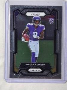 lot 236 image: Jordan Addison Rookie 2023 Panini Prizm No. 368