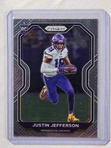 lot 245 image: Justin Jefferson Rookie 2020 Panini Prizm No. 398