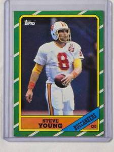 lot 261 image: Steve Young Rookie 1986 Topps No. 374