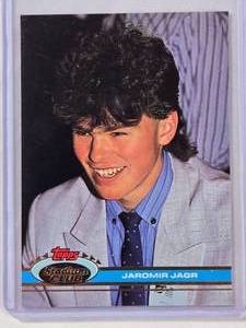 lot 286 image: Jaromir Jagr Rookie 1991 Topps No. 343