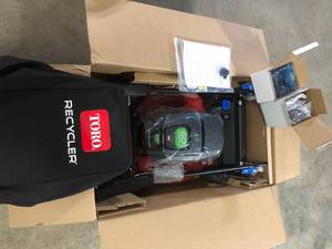 Toro Flex Force 60V Lawn Mower Kit SMARTSTOW Personal Pace Auto Drive 22in Customer Returns See Pictures