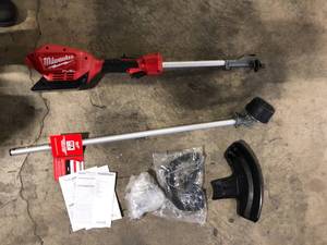 Milwaukee M18 FUEL 18V Lithium-Ion Brushless Cordless String Trimmer with QUIK-LOK Attachment Capability and 8.0 Ah Battery Customer Returns See Pictures
