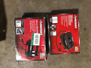 Lot of Assorted Husky Power Tools Various Models and Conditions   Customer Returns See Pictures