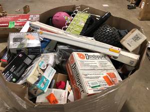 Gaylord of Assorted Tools and Hardware and General Merchandise Items Various Models and Conditions    Customer Returns See Pictures