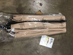 Beige Umbrella    Customer Returns See Pictures
