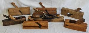 lot 19 image: Grouping of Vintage Wood Planers