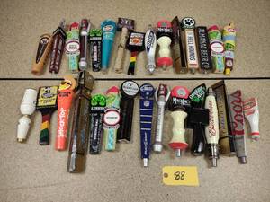 lot 88 image: Approx. (30) Assorted Tap Handles...