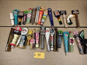 lot 94 image: Approx. (30) Assorted Tap Handles...