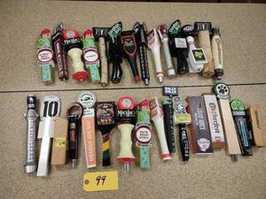 lot 99 image: Approx. (30) Assorted Tap Handles...