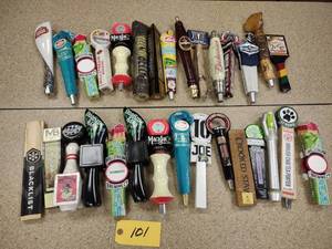 lot 101 image: Approx. (30) Assorted Tap Handles...