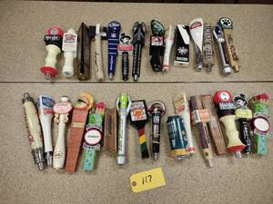 lot 117 image: Approx. (30) Assorted Tap Handles...