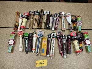 lot 122 image: Approx. (30) Assorted Tap Handles...