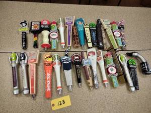 lot 123 image: Approx. (30) Assorted Tap Handles...