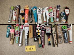 lot 124 image: Approx. (30) Assorted Tap Handles...