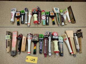 lot 125 image: Approx. (30) Assorted Tap Handles...